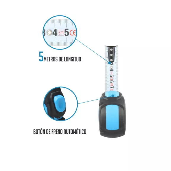 FLEXÓMETRO SERIE HQ. 5MX25MM D.CARA-CAJA - Image 5