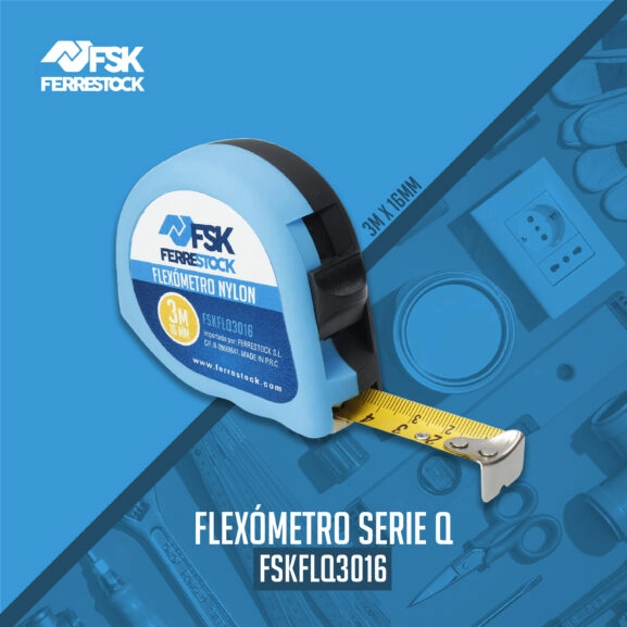 FLEXÓMETRO SERIE Q C/FRENO 3M X16MM FSK - Image 2