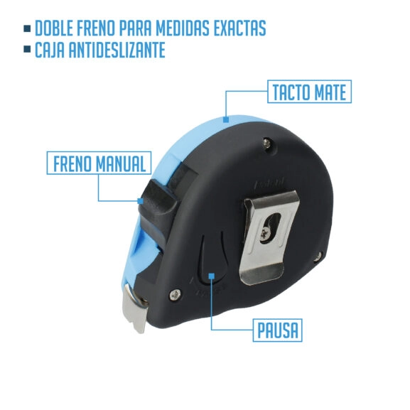 FLEXÓMETRO SERIE Q C/FRENO 3M X19MM FSK - Image 5