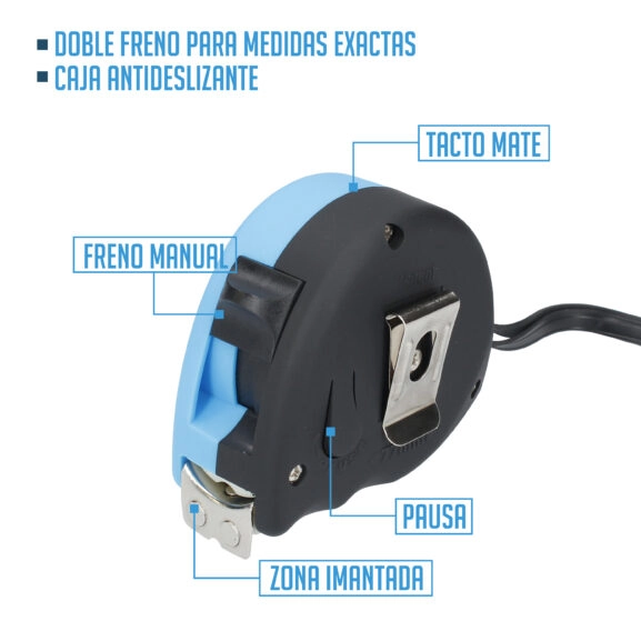 FLEXÓMETRO SERIE Q C/FRENO MAG.5M X25MM - Image 5