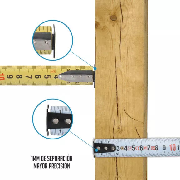 FLEXÓMETRO SERIE ST. 5MX25MM ACERO INOX. - Image 3