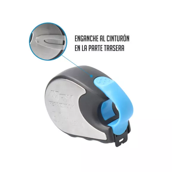 FLEXÓMETRO SERIE ST. 5MX25MM ACERO INOX. - Image 4