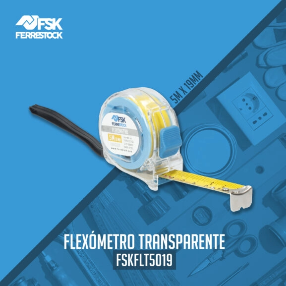 FLEXÓMETRO S/TRANSP C/FRENO 5M X19MM FSK - Image 2
