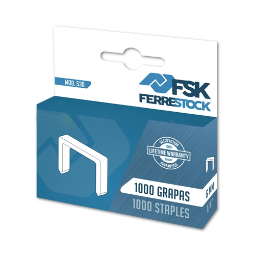GRAPA CUADRADA 12MM. (CAJA 1.000UD.) FSK