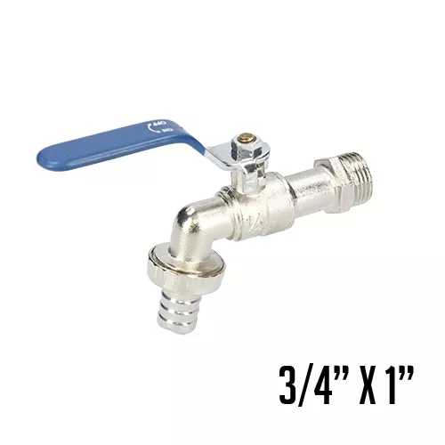 GRIFO DE JARDÍN 3/4"X 1" ESFERA ZINC