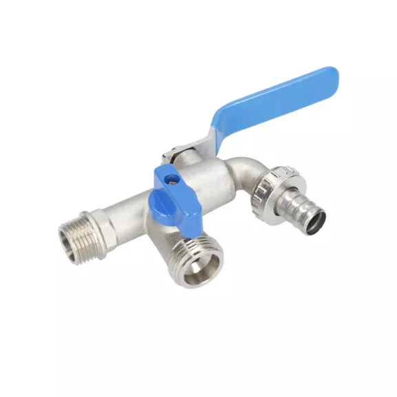 GRIFO 2 SALIDAS 1/2X3/4X3/4" ES. LATÓN - Image 3