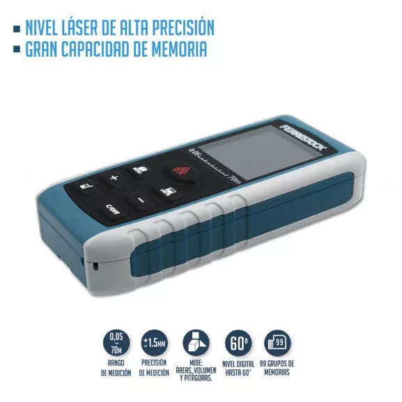 MEDIDOR DISTANCIA LÁSER 70 M - Image 3