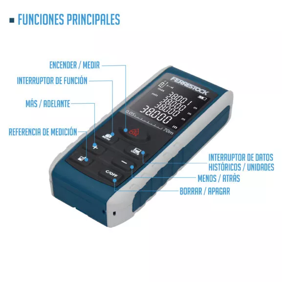 MEDIDOR DISTANCIA LÁSER 70 M - Image 4
