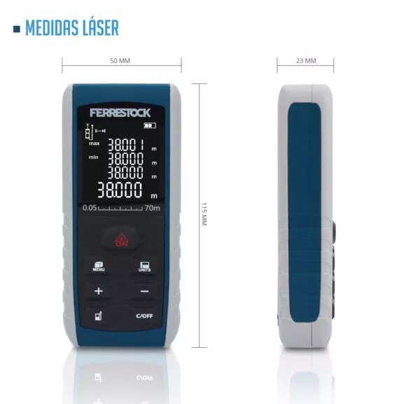 MEDIDOR DISTANCIA LÁSER 70 M - Image 7