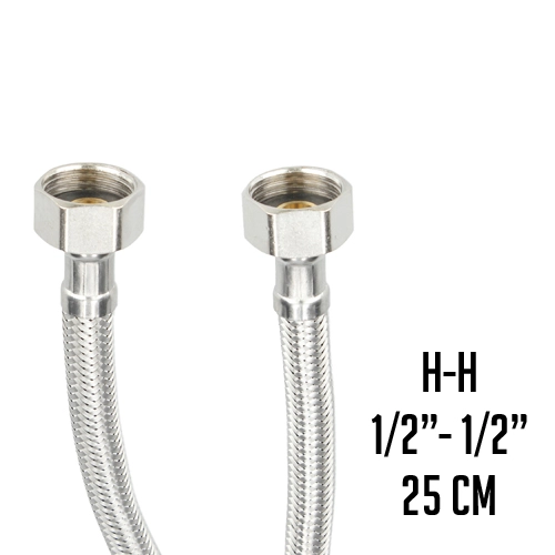 LATIGUILLO INOX. H1/2" X H1/2" 25 CM