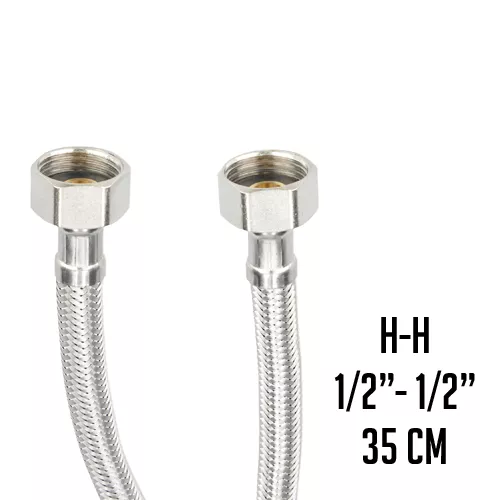 LATIGUILLO INOX. H1/2" X H1/2" 35 CM