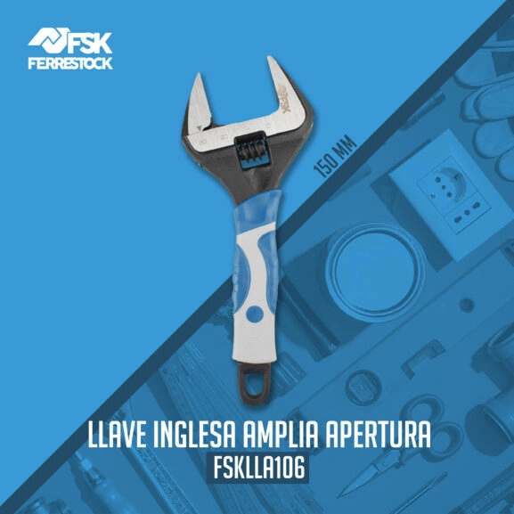 LLAVE INGLESA 6" AMPLIA APERTURA FSK - Image 2