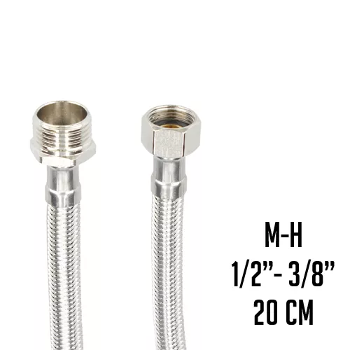 LATIGUILLO INOX. M1/2" X H3/8" 20 CM