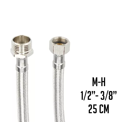 LATIGUILLO INOX. M1/2" X H3/8" 25 CM