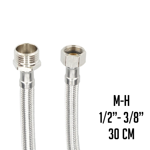 LATIGUILLO INOX. M1/2" X H3/8" 30 CM