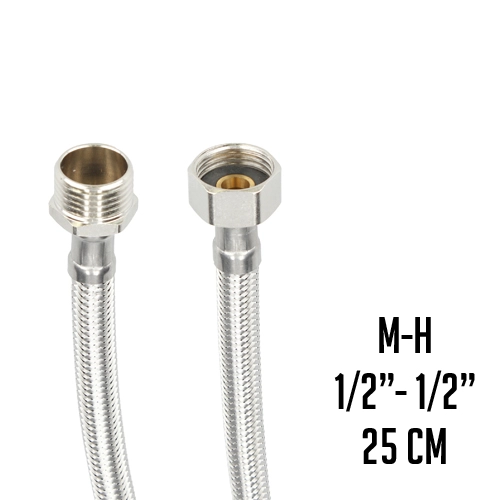 LATIGUILLO INOX. M1/2" X H1/2" 25 CM