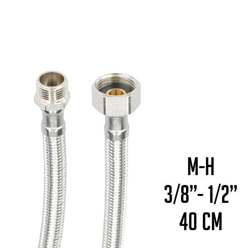 LATIGUILLO INOX. M3/8" X H1/2" 40 CM