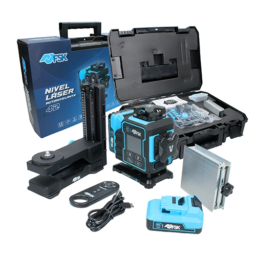 NIVEL LÁSER AUTONIVELANTE 4D PROFESIONAL