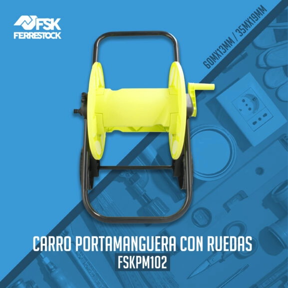 CARRO PORTAMANGUERA CON RUEDAS - Image 2