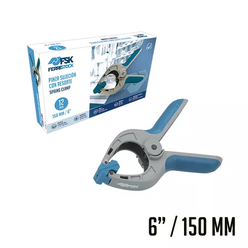PINZA SUJECIÓN 6"/ 150MM 12PCS. FSK