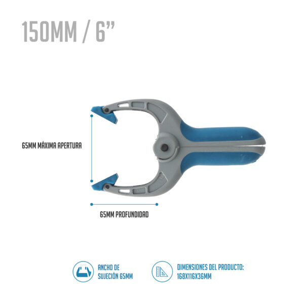 PINZA SUJECIÓN 6"/ 150MM 12PCS. FSK - Image 2