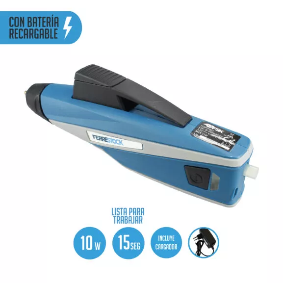 PISTOLA TERMOFUSIBLE BATERÍA 10W 1,5AH - Image 3