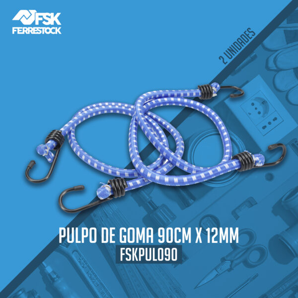 PULPO DE GOMA 90CM X 12MM 2 UNID. FSK - Image 2