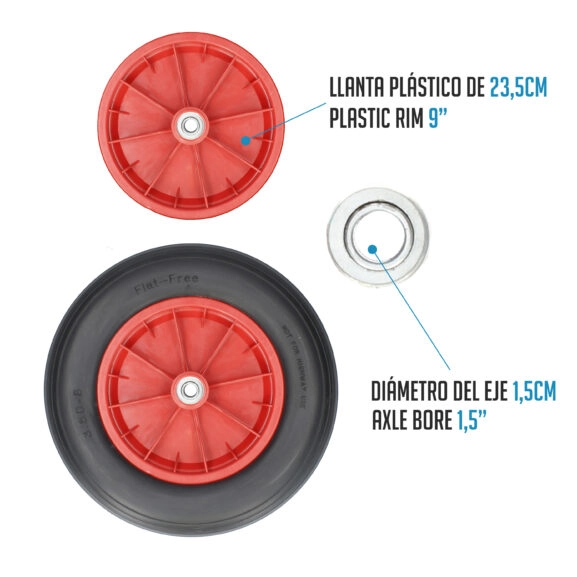 RUEDA INVERNADERO MACIZA FSK - Image 2