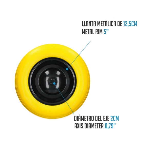 RUEDA MACIZA P/CARRETILLA OBRA FSK - Image 2