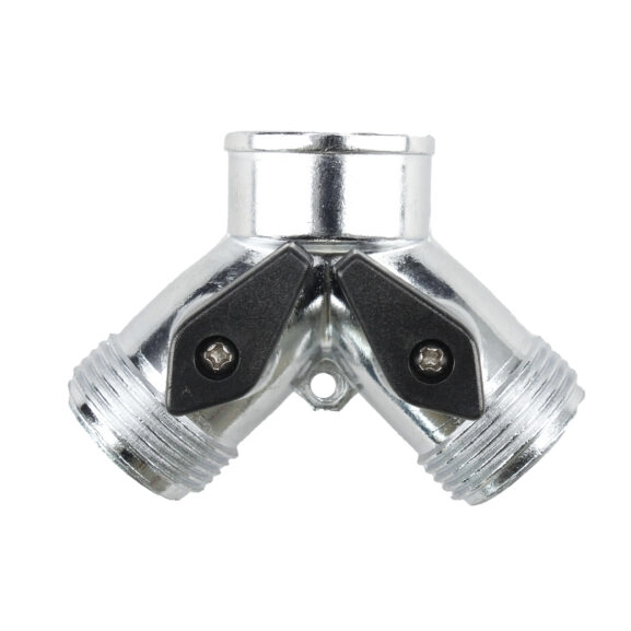 RACOR SIAMÉS ZINC "Y" 2 SALIDAS - Image 2