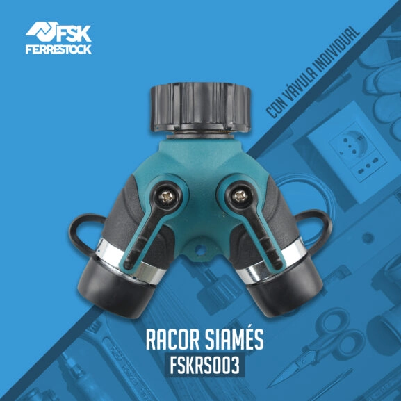 RACOR SIAMÉS ENGOMADO "Y" 2 SALIDAS - Image 2