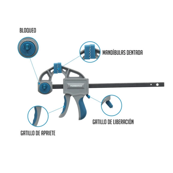 SARGENTO APRIETE 4"/100 MM 2PCS FSK - Image 2