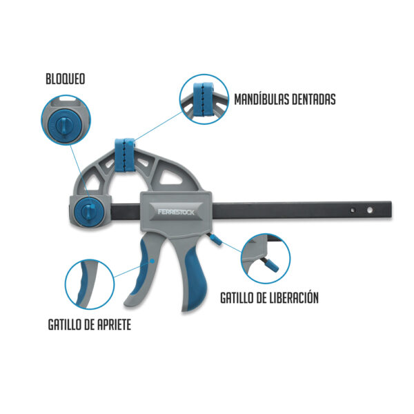 SARGENTO APRIETE 6"/150 MM 2PCS FSK - Image 2