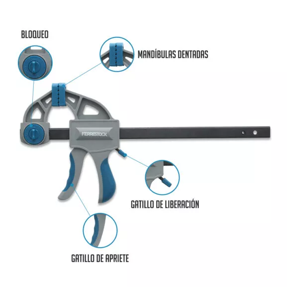 SARGENTO APRIETE 8"/200 MM 2PCS FSK - Image 2
