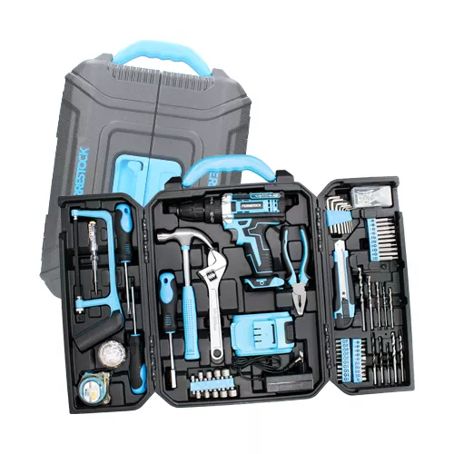 BRICOSET TALADRO PERCUTOR + HERRAMIENTAS