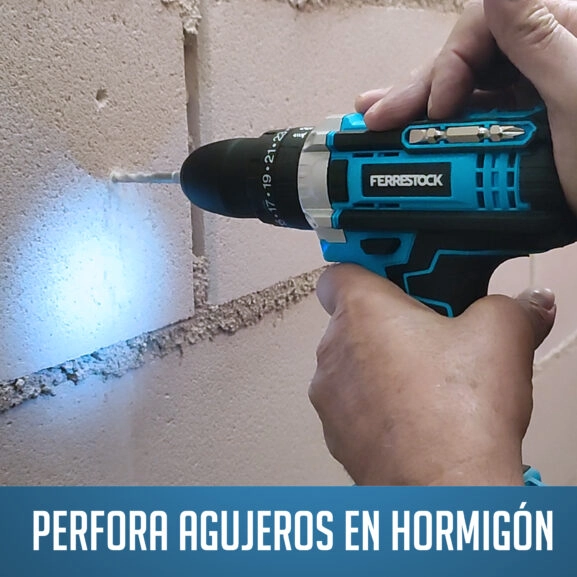 TALADRO PERCUTOR 21V 1,5 AH 25 PCS FSK - Image 6