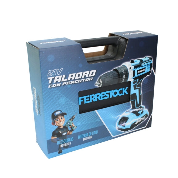 TALADRO PERCUTOR 21V 1,5 AH 25 PCS FSK - Image 11
