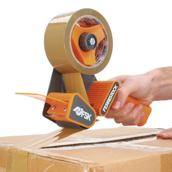 PRECINTADORA MANUAL TIPO PISTOLA NARANJA - Image 6