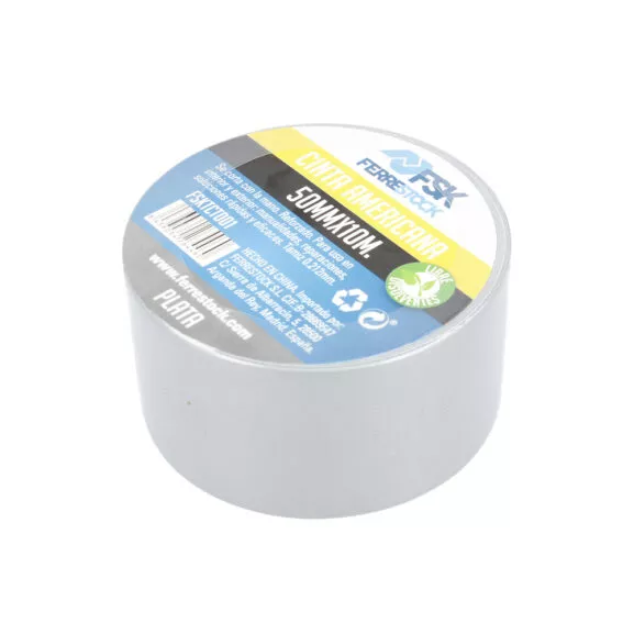 CINTA AMERICANA PLATA 50MMX10M FSK - Image 3