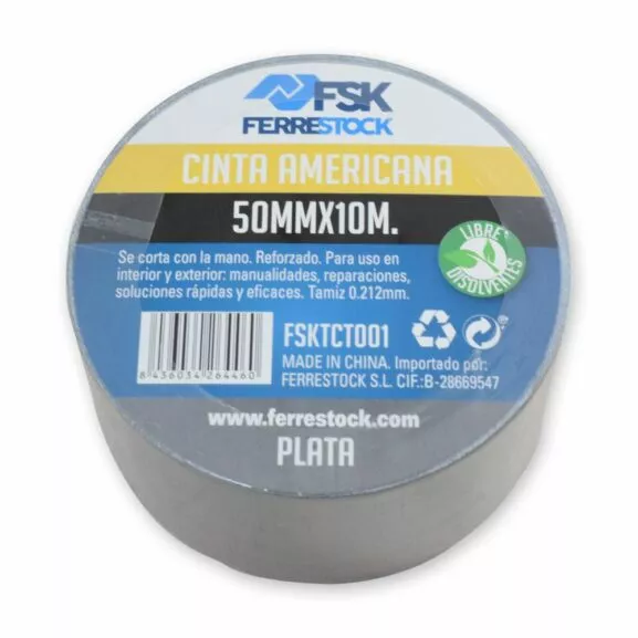 CINTA AMERICANA PLATA 50MMX10M FSK - Image 6