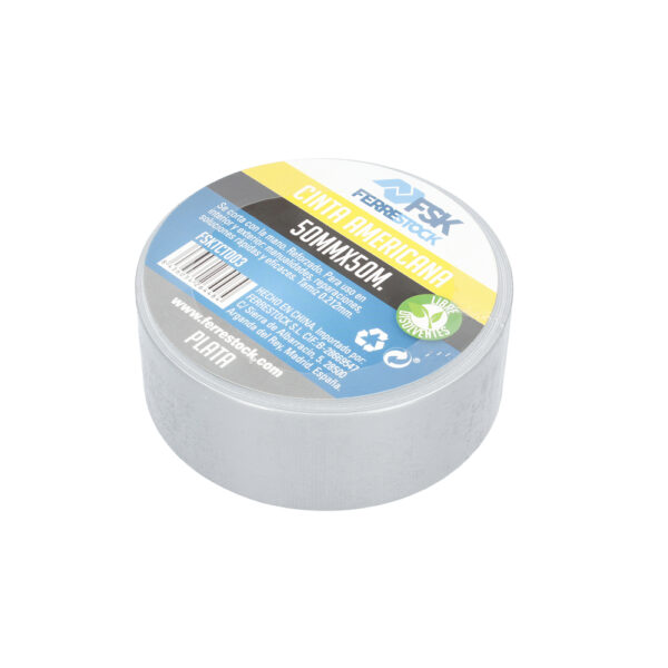 CINTA AMERICANA PLATA 50MMX50M FSK - Image 3