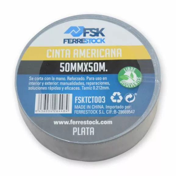 CINTA AMERICANA PLATA 50MMX50M FSK - Image 6