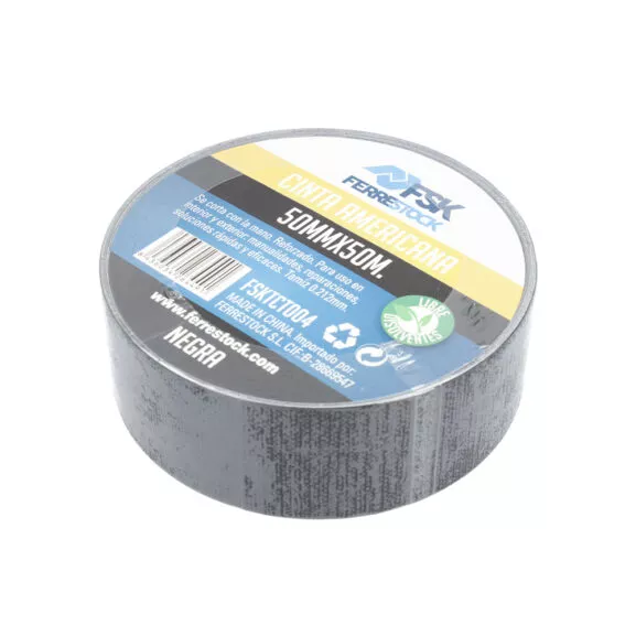 CINTA AMERICANA NEGRA 50MMX50M FSK - Image 3