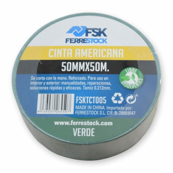 CINTA AMERICANA VERDE 50MMX50M FSK - Image 6