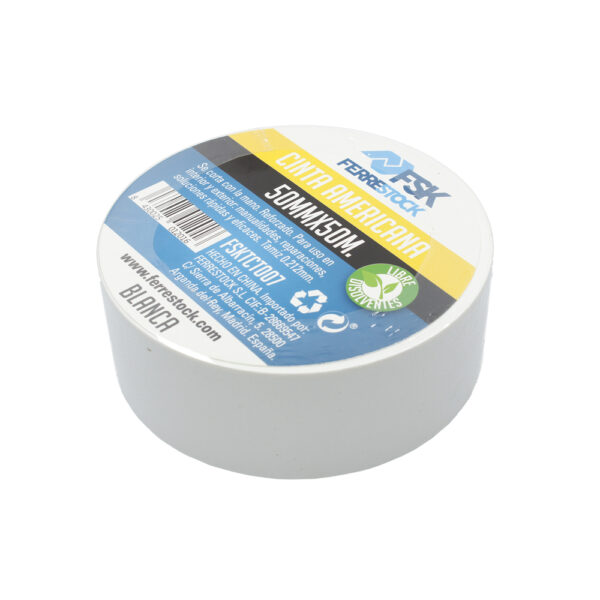 CINTA AMERICANA BLANCA 50MMX50M FSK - Image 3