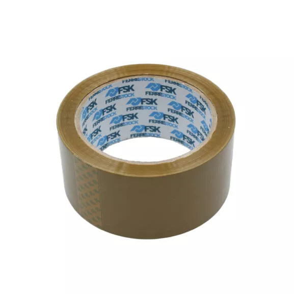 CINTA EMBALAR PP MARRÓN 50MMX66M 6UD FSK - Image 2