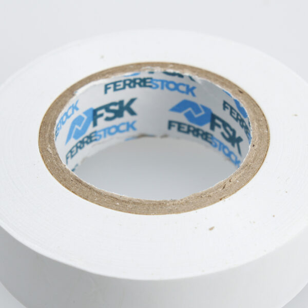 CINTA AISLANTE PVC 19MMX20M BLANCA 10UD. - Image 4