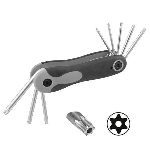 JGO.LLAVES TORX NAVAJA 8 PZAS. FSK