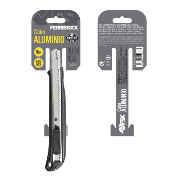CÚTER ALUMINIO 9MM SERIE BLACK - Image 6