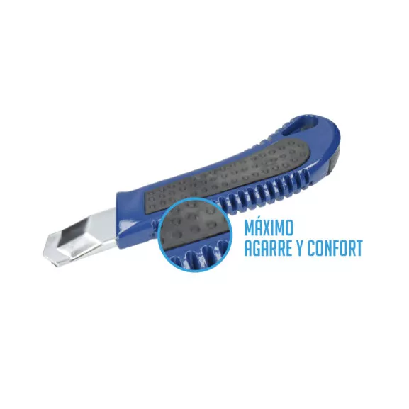 CÚTER ALUMINIO AZUL 18MM FSK - Image 2